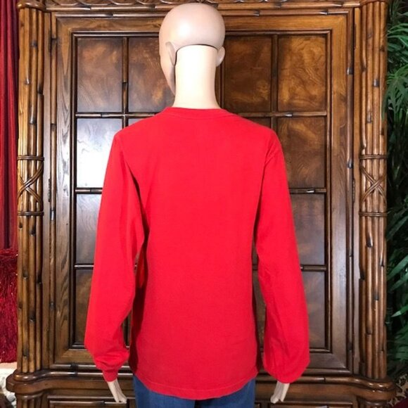 Reebok New England Patriots Red 100% Cotton Shirt - Picture 4 of 16